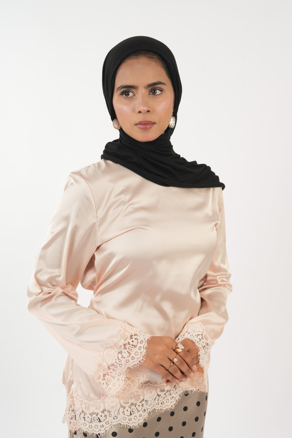 Satin Top - Sand