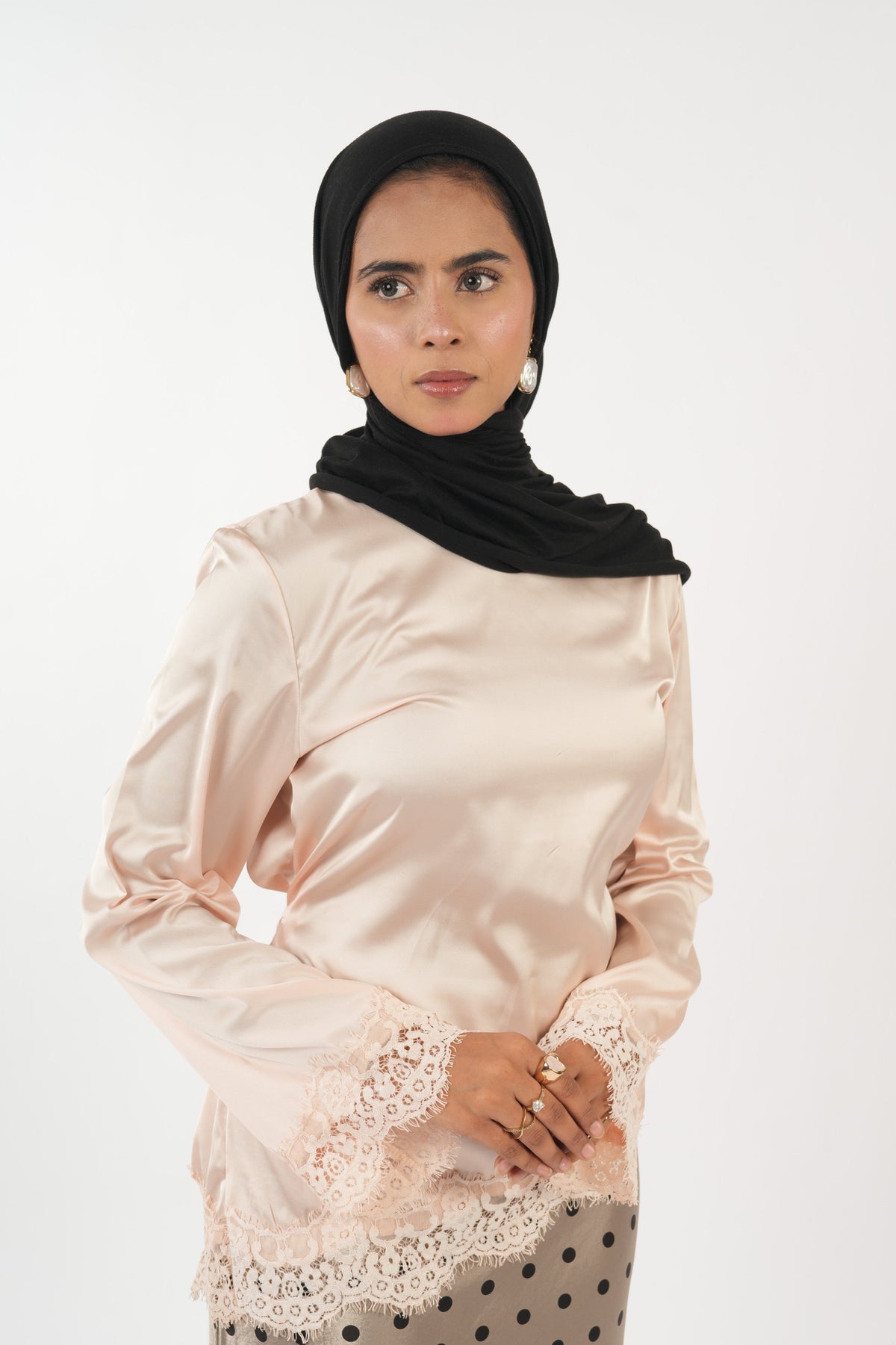 Satin Top - Sand