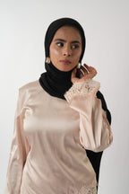 Satin Top - Sand