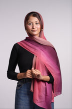 Printed Modal - Ombré Rouge