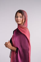 Printed Modal - Ombré Rouge