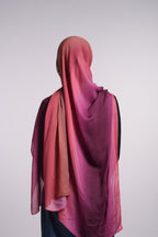 Printed Modal - Ombré Rouge