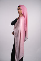 Printed Modal - Ombré Pink