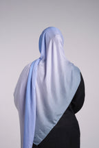 Printed Modal - Ombré Blue