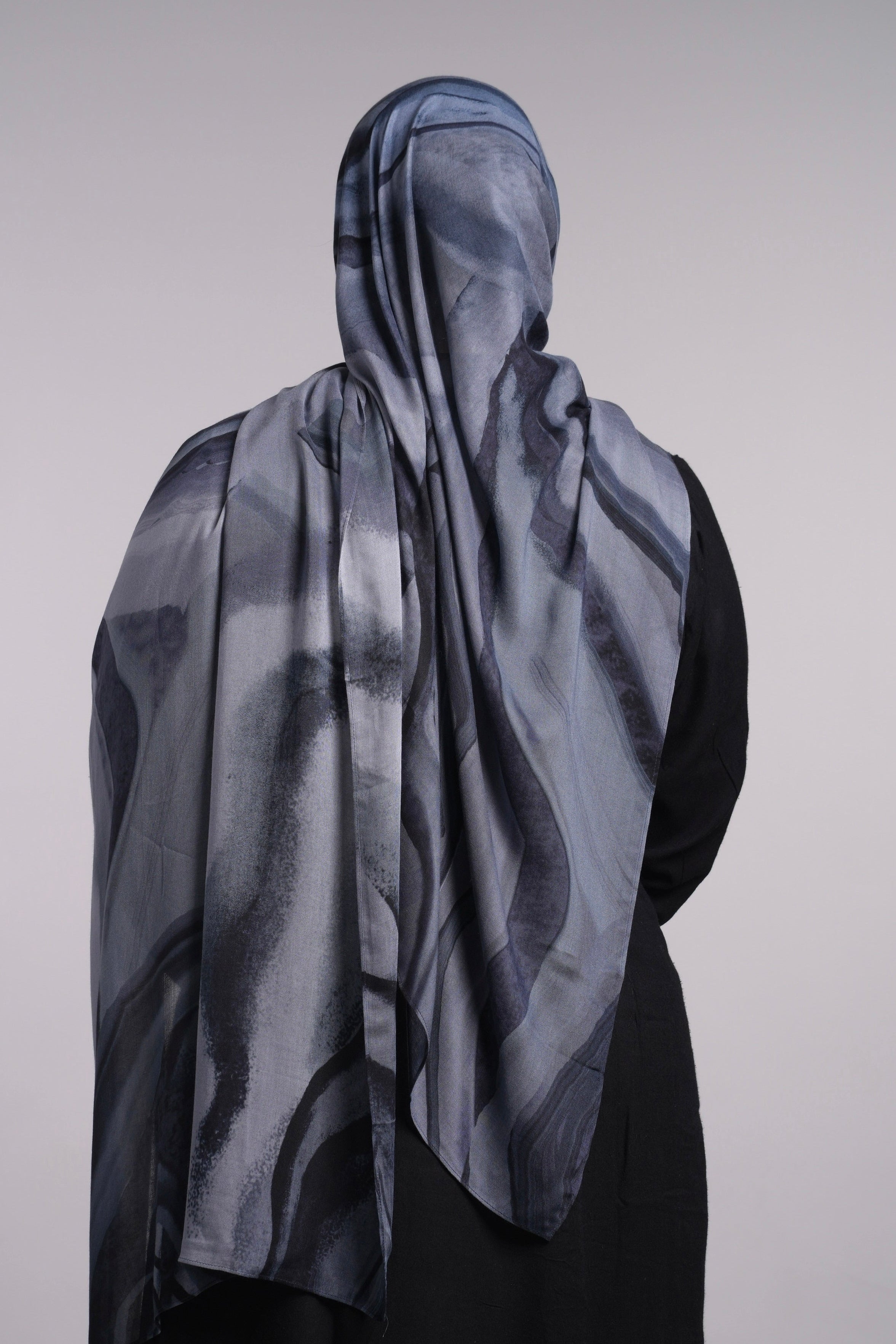 Printed Modal - Blue Tide