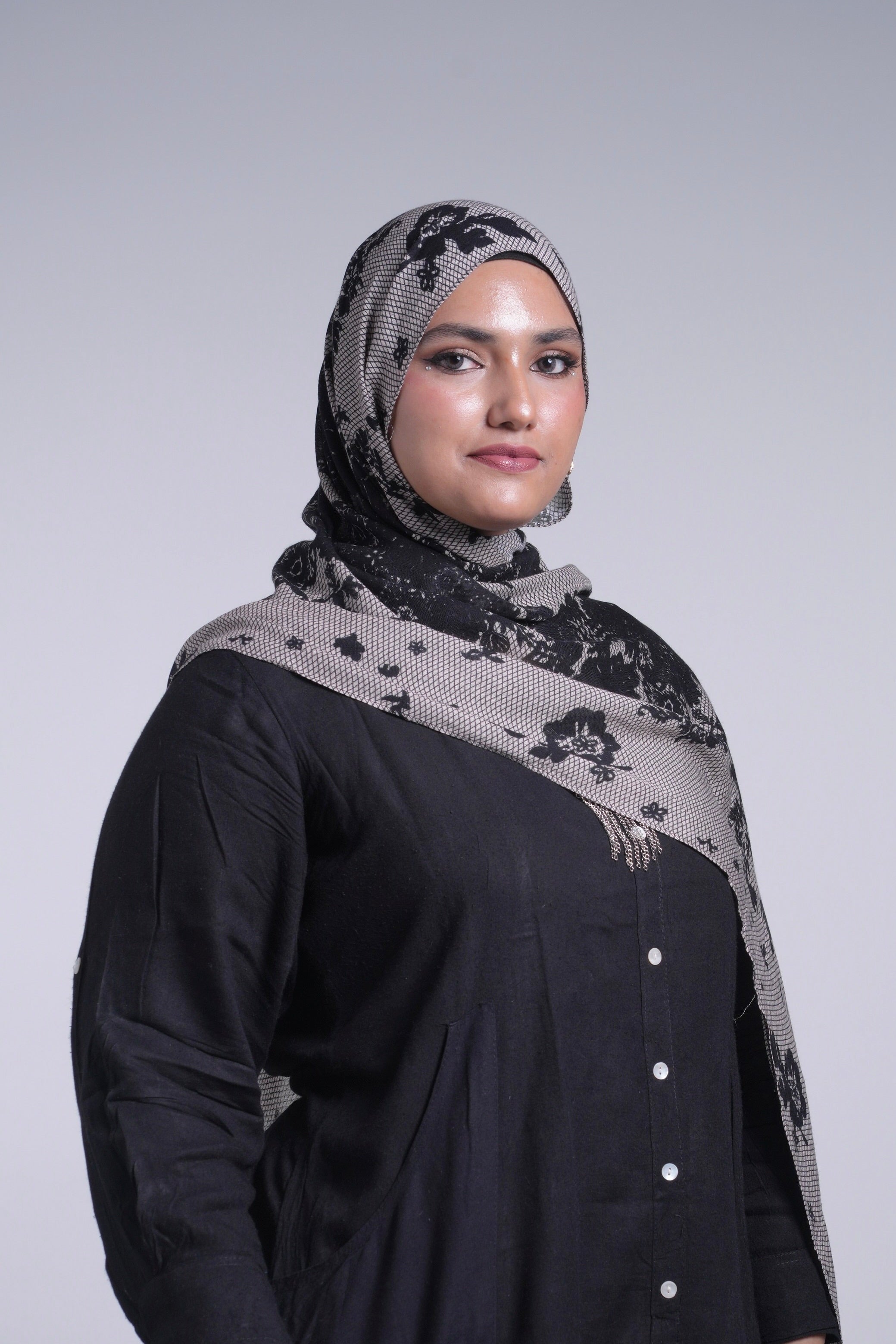 Printed Modal - Chantilly Lace