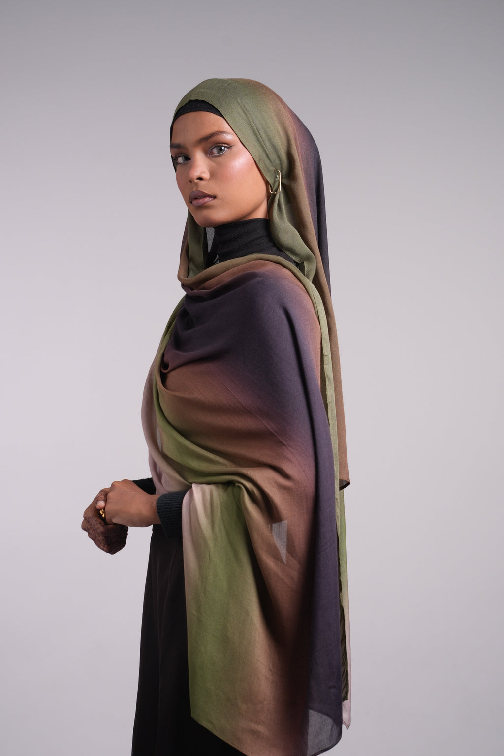 Printed Modal - Olive Ombré