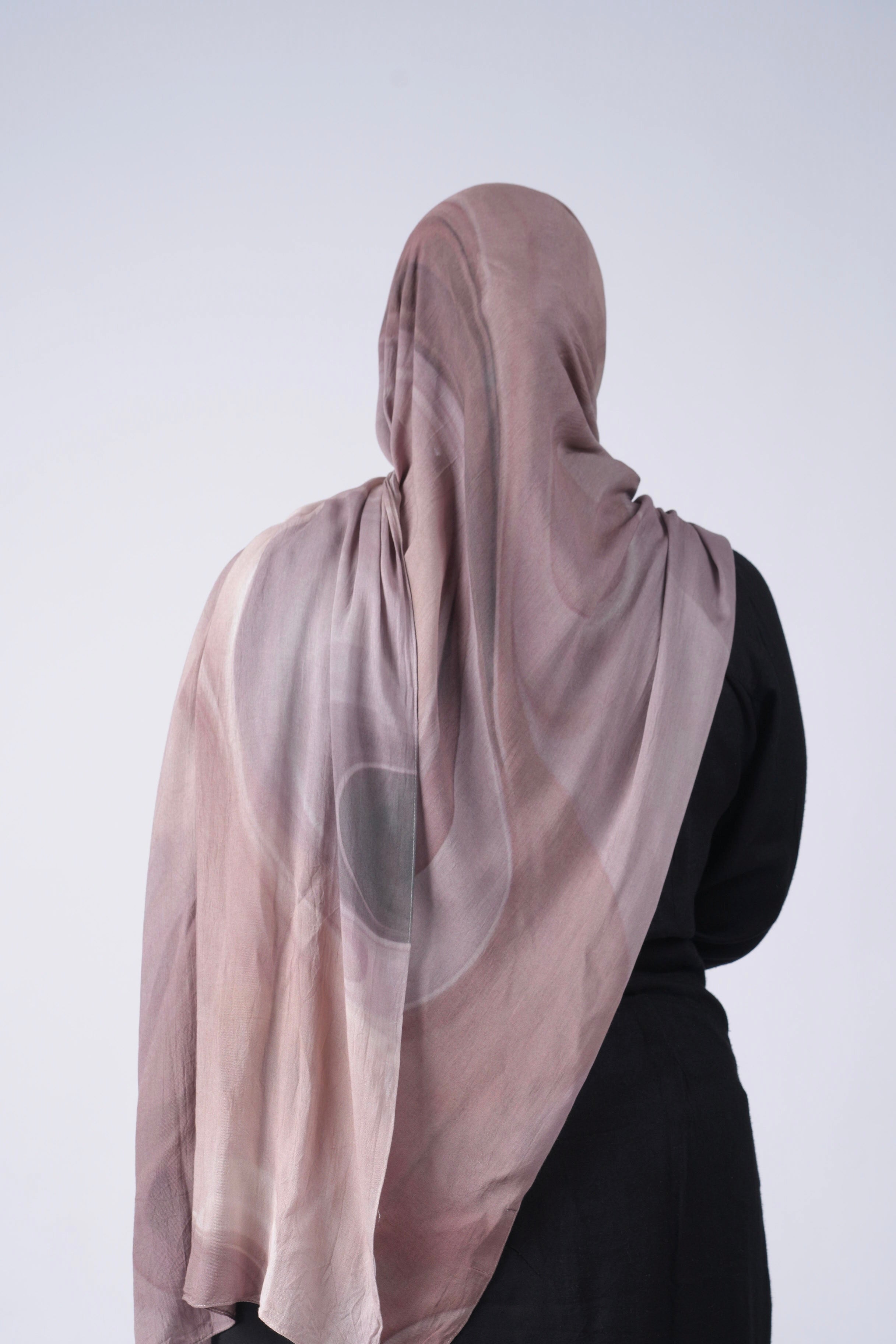 Printed Modal - Mocha Drift