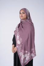 Printed Modal - Purple Floral