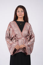 Pashmina Kimono - Brown