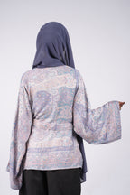 Pashmina Kimono - Pink & Purple