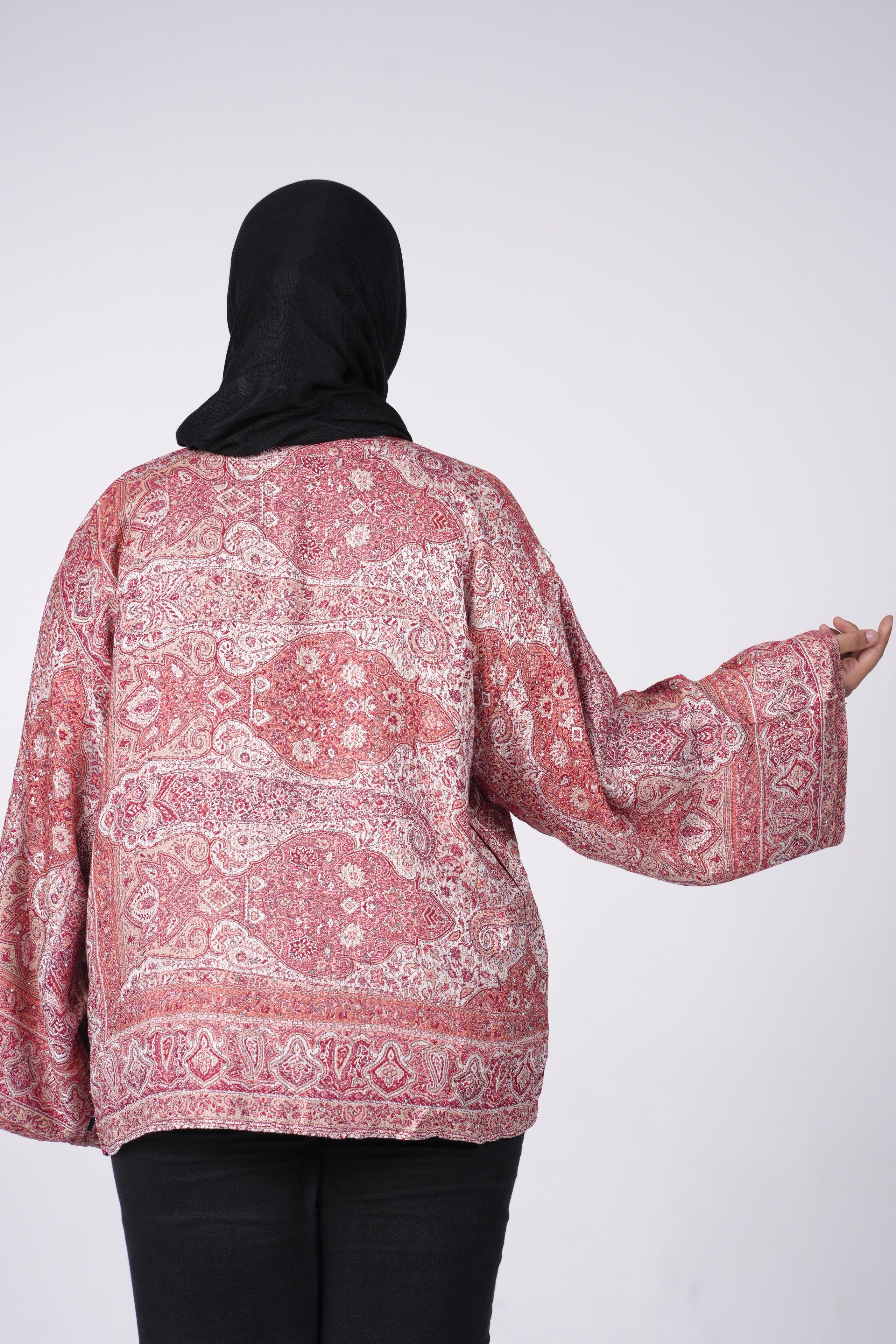Pashmina Kimono - Red