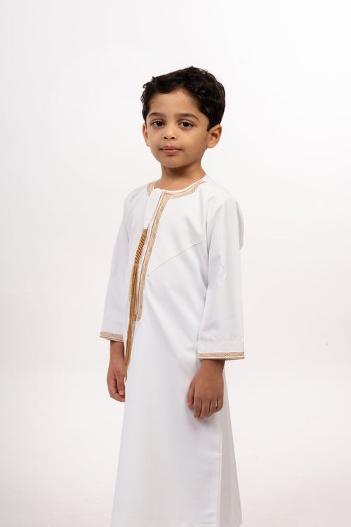 Baby & Toddler Omani - White & Gold - individual photo 69