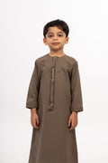 Kids Emirati Thobe - Desert Taupe - individual photo 57