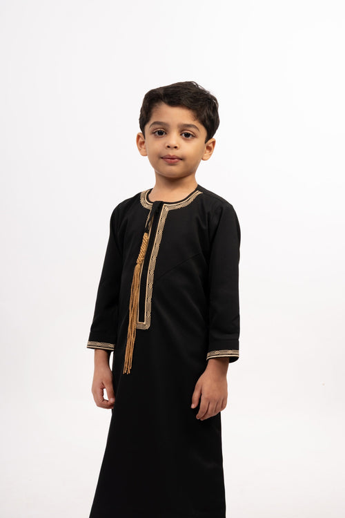 Baby & Toddler Omani - Black & Gold (Style 2) - individual photo 66