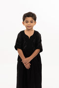 Kids Moroccan Thobe - Obsidian, individual product photo 1
