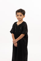 Kids Moroccan Thobe - Obsidian, individual product photo 2