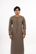 Premium Emirati Thobe - Desert Taupe - individual photo 49