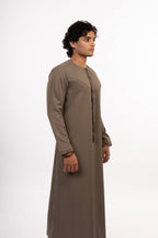 Premium Emirati Thobe - Desert Taupe - individual photo 50