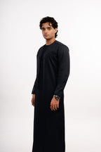 Premium Emirati Thobe - Midnight navy - individual photo 39
