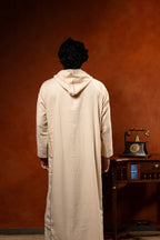 Premium Lightweight Hooded Djellaba - Sand - individual photo 124