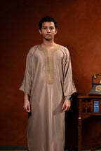 Premium Moroccan Gandoura - Sand - individual photo 100