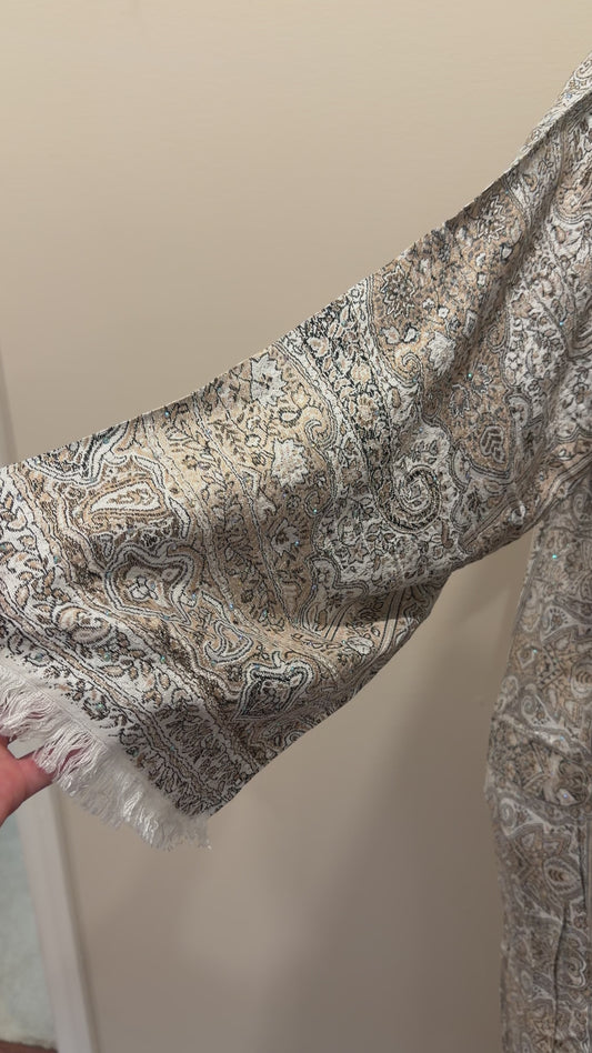 Pashmina Abaya - Light Brown