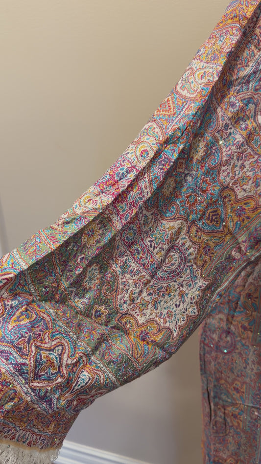Pashmina Abaya - Multicolour (Light)