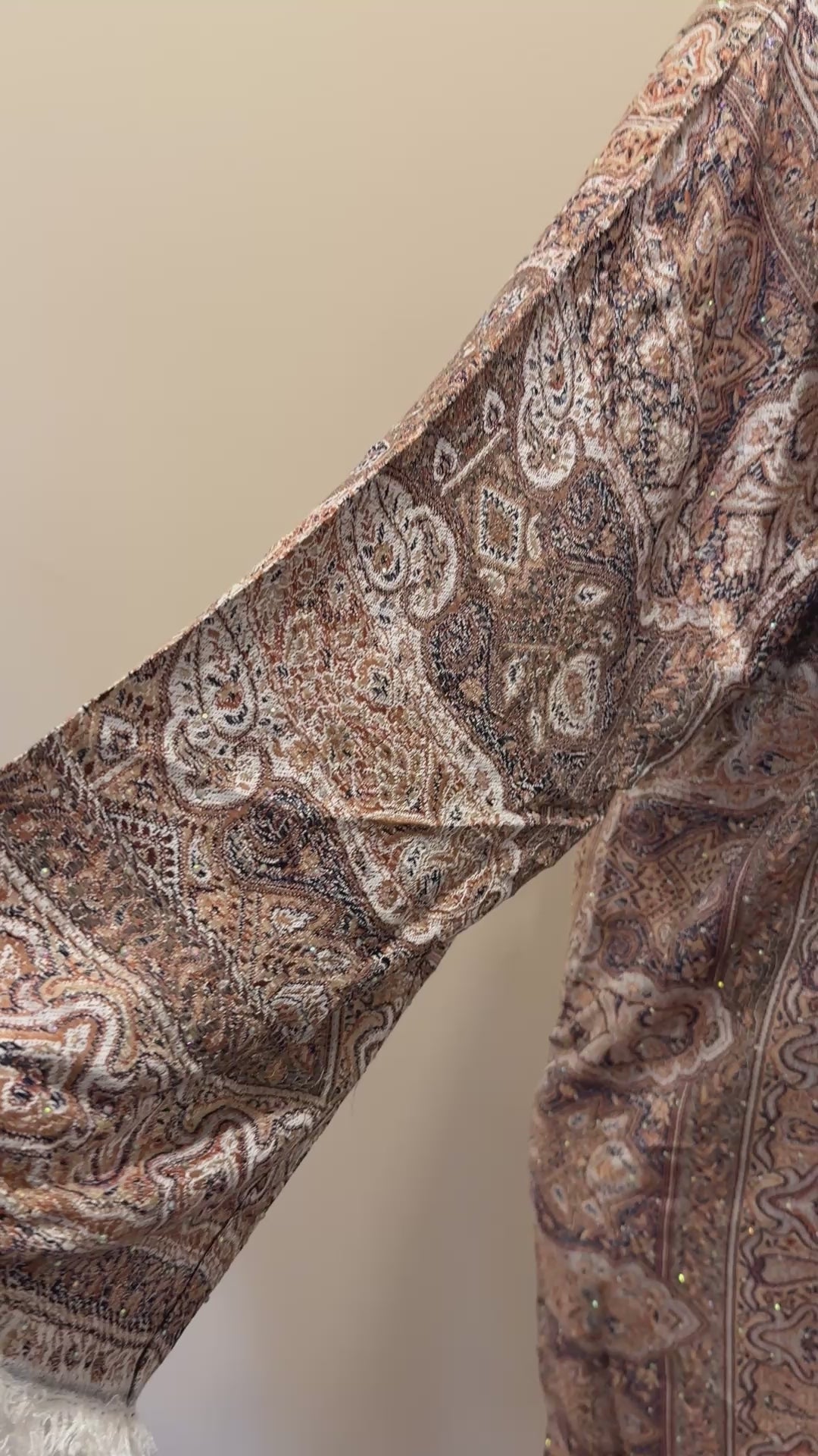 Pashmina Abaya - Brown