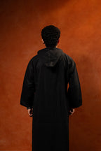 Winter Hooded Djellaba - Black - individual photo 146