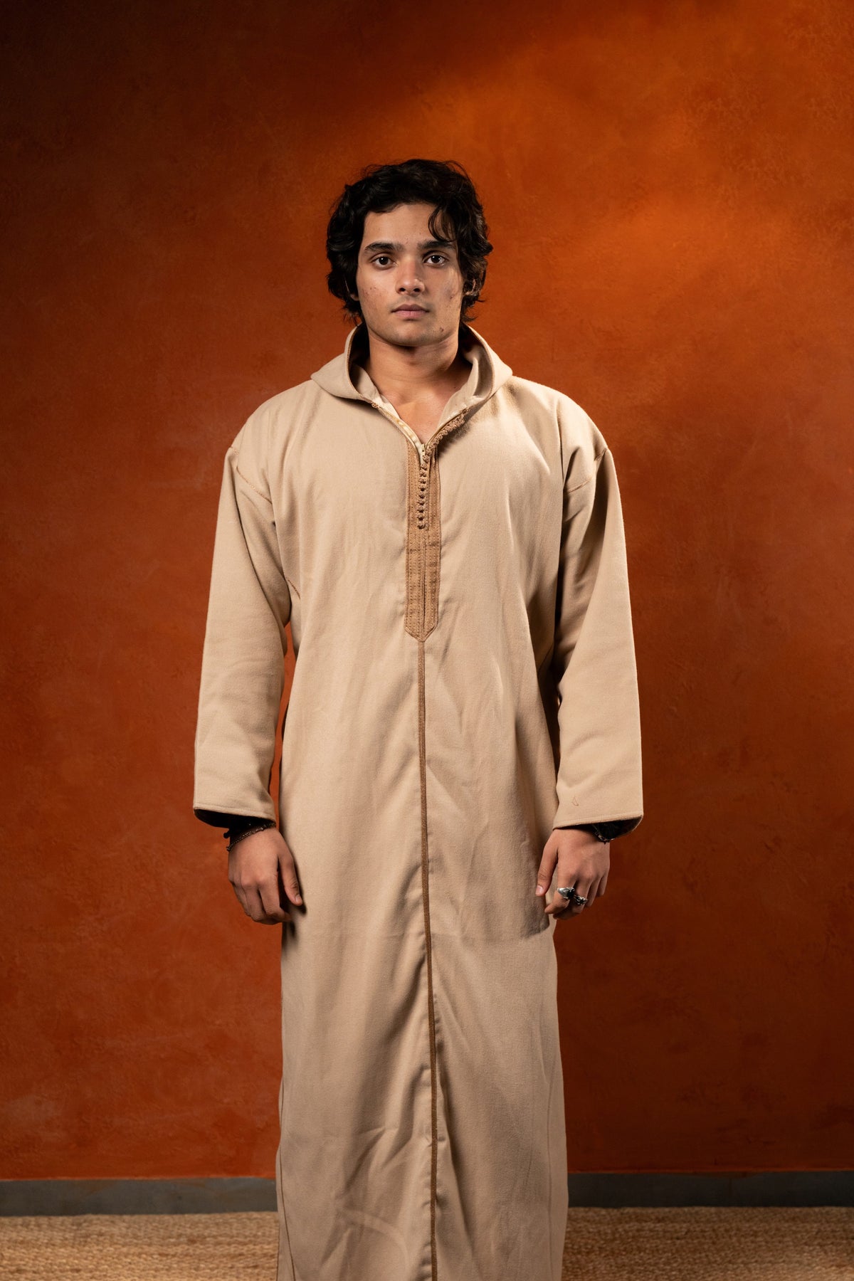 Winter Hooded Djellaba - Sand - individual photo 147