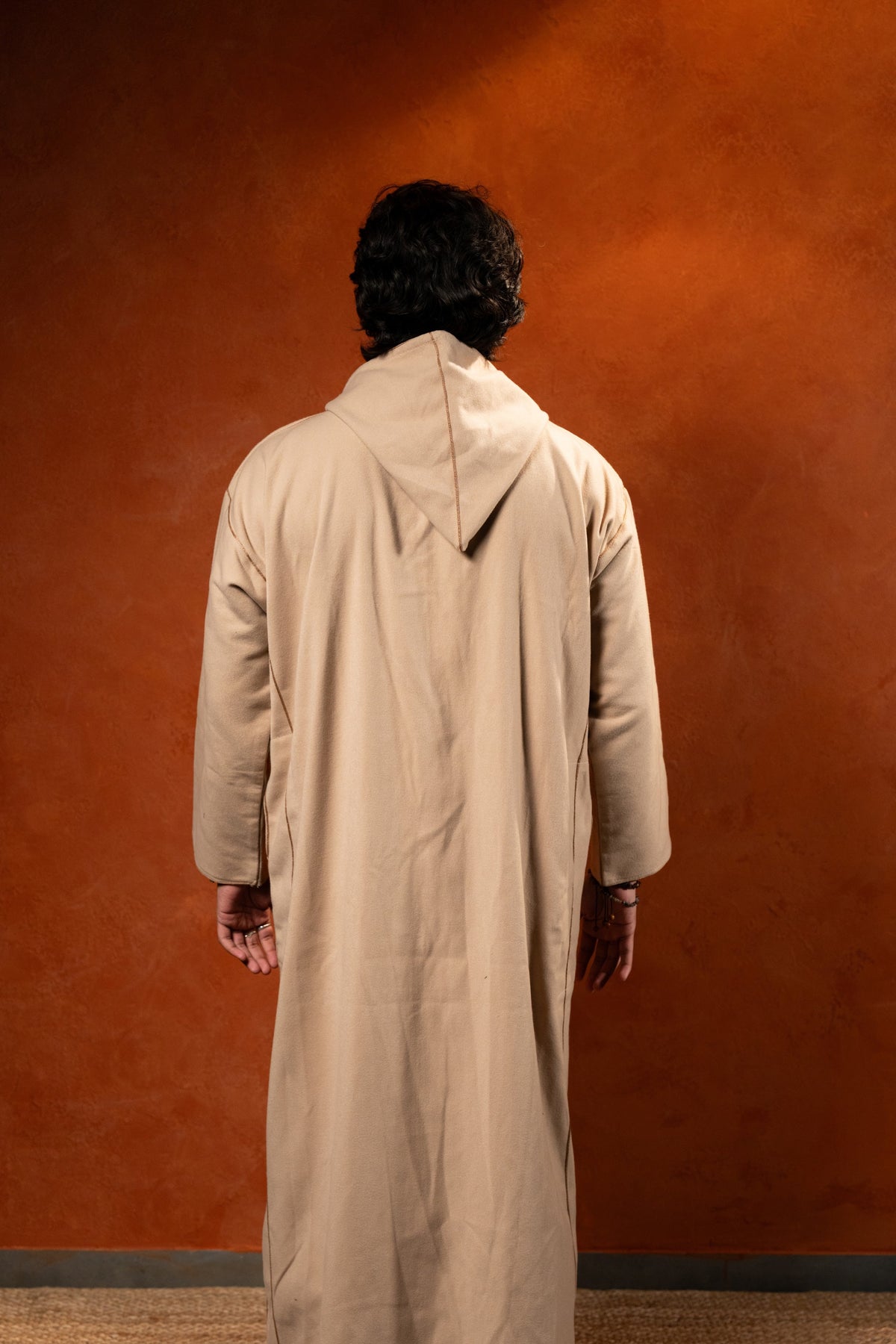Winter Hooded Djellaba - Sand - individual photo 150